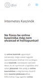 Mobile Screenshot of interneteskaszinok.hu